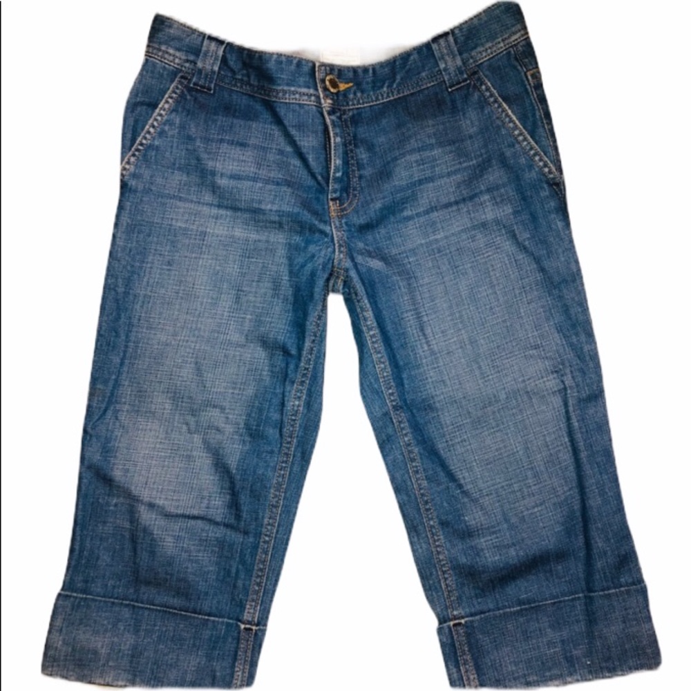 Banana Republic stretch denim capris